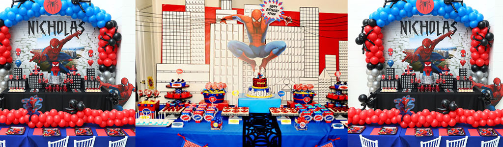 Spider Man Theme Birthday Decoration at Rs 2999/pack in Kolkata